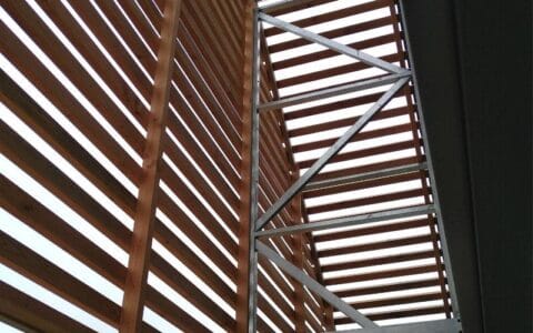 brise soleil vertical bois douglas morbihan