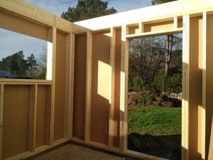 détails mur bois Morbihan