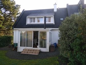 ancienne véranda aluminium traditionnelle