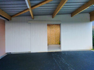 Porte coulissante bois Morbihan