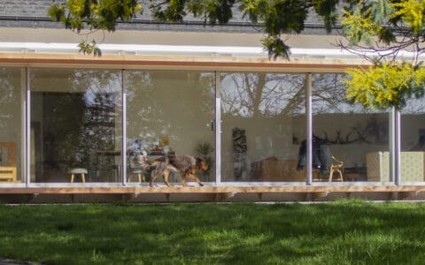 Brise soleil bois métal Morbihan Kanopé