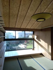 extension ossature bois d'inspiration japonaise