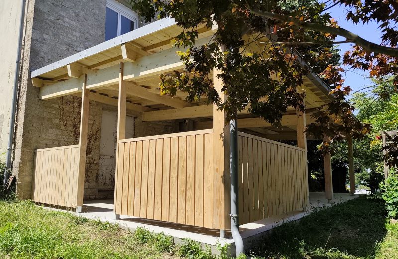 Carport bois Kanopé