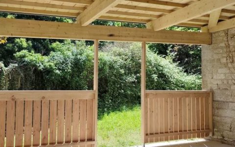 Carport poteau poutre Morbihan